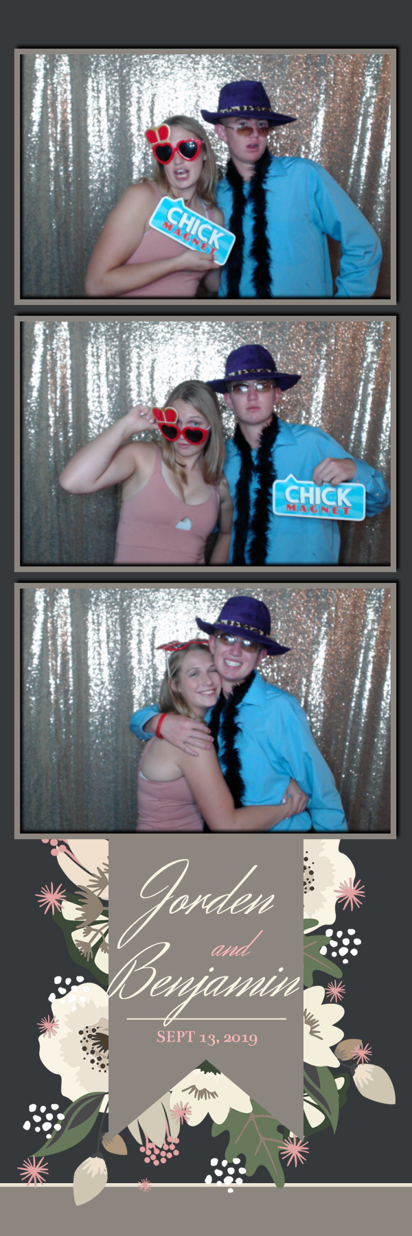 Jorden and Benjamin are getting hitched | View more photos from the event at gallery.photoboothbillings.com/u/PhotoBoothBillings/Jorden-and-Benjamin-are-getting-hitched